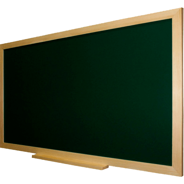 Pizarra negra de tiza